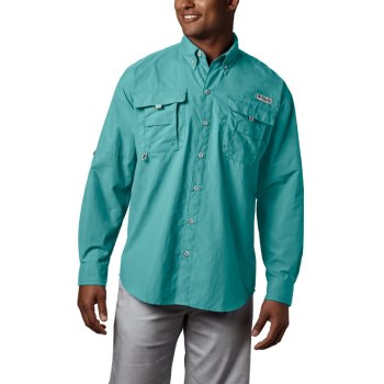 Columbia Overhemd Heren, PFG Bahama II Long Sleeve Big LichtBlauw, 58ASLOVIW